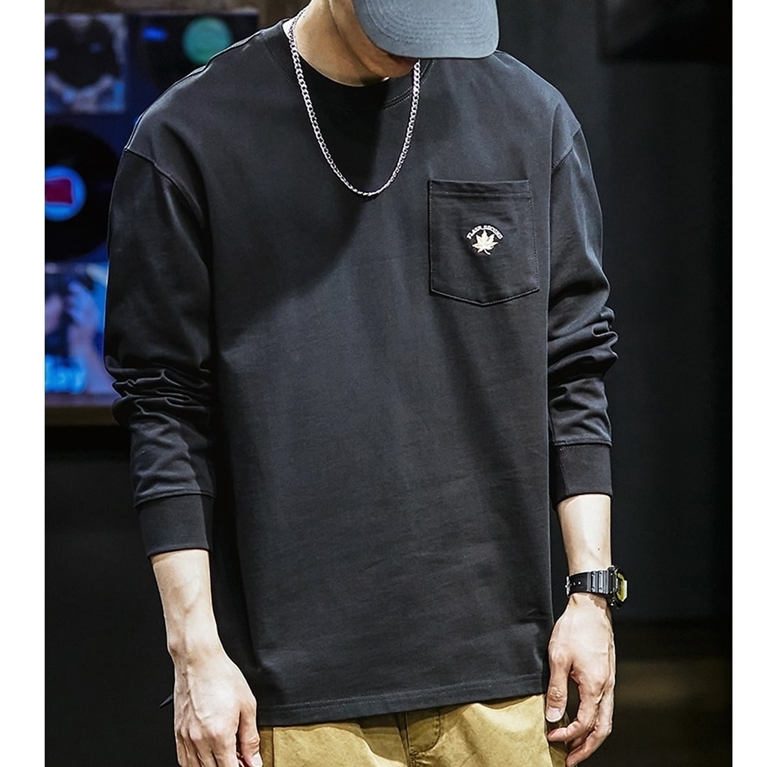 Long-Sleeve Cotton T-Shirt HL1943