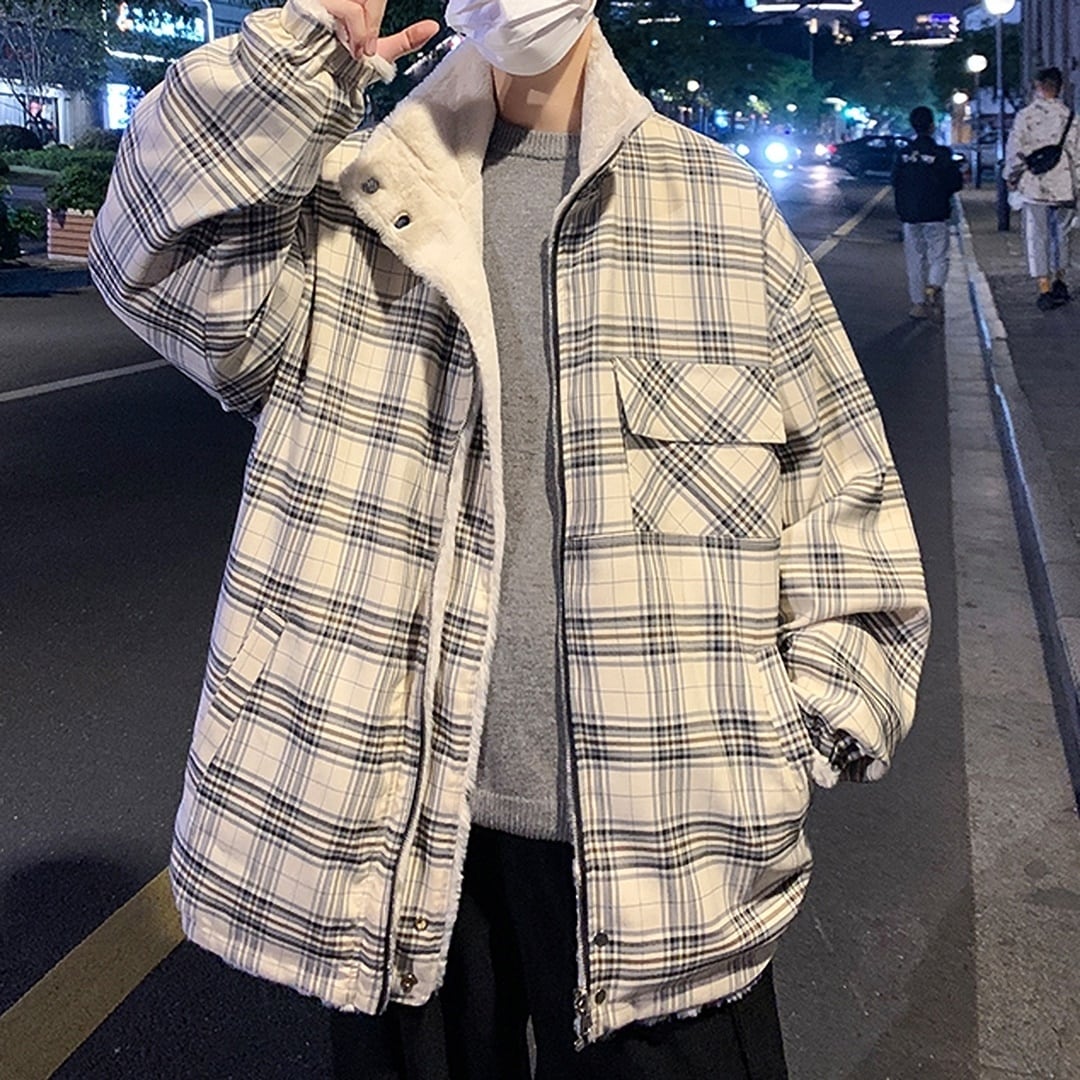 Stand Collar Reversible Jacket HL1917