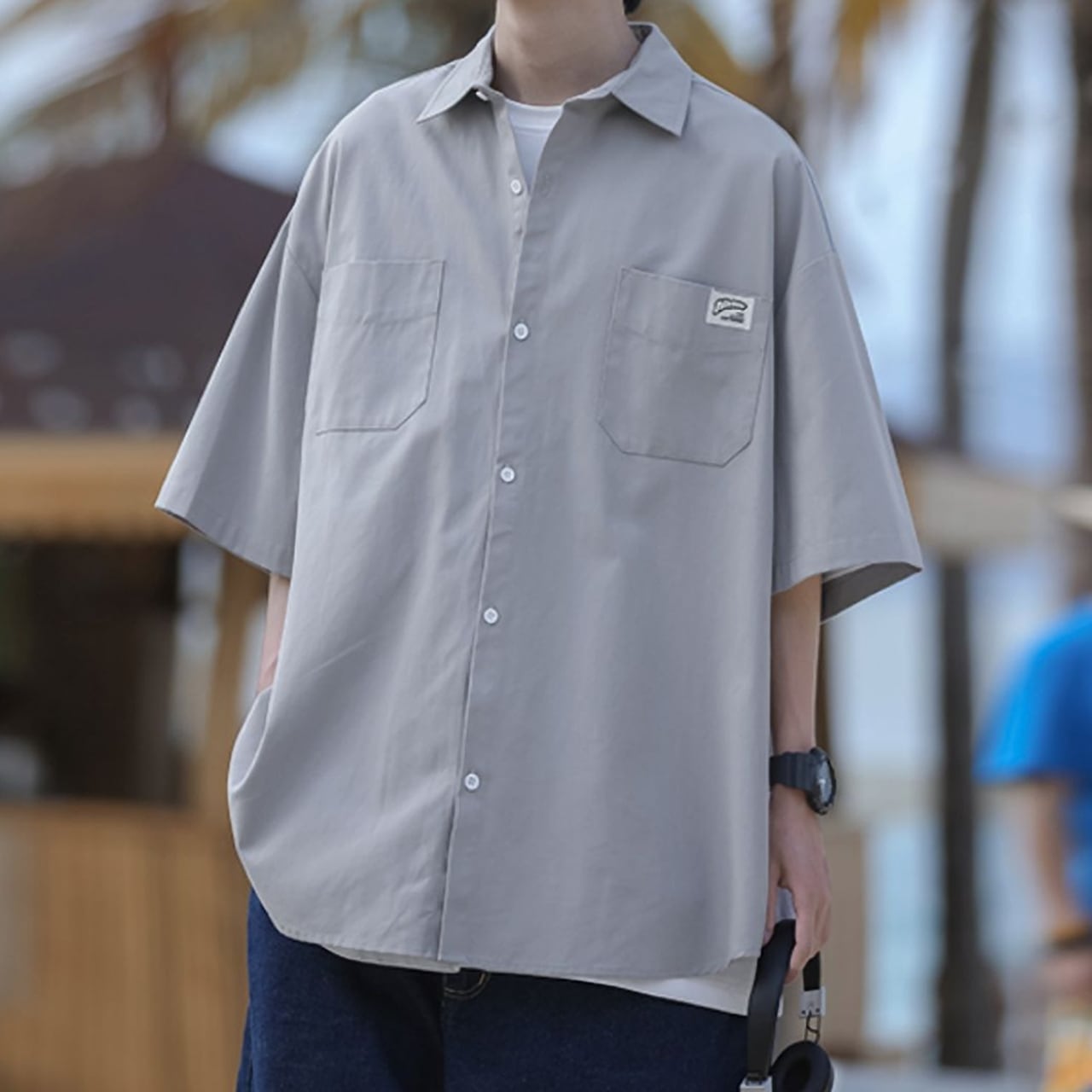 Half-Sleeve Casual Shirt HL1676