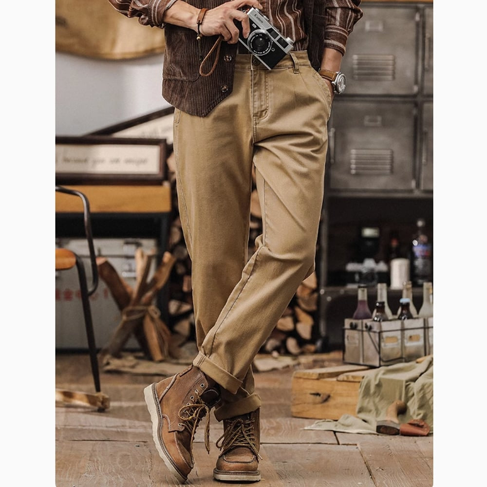 Basic straight pants HL2378
