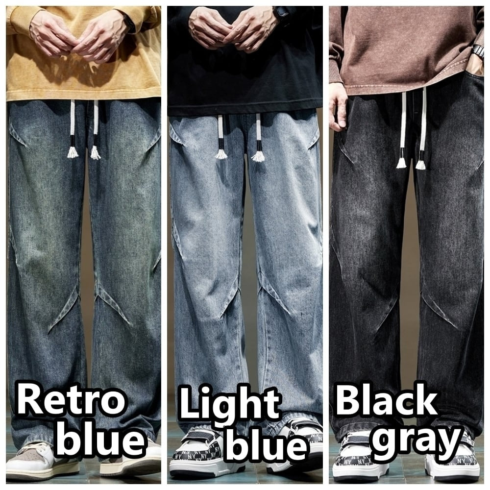 Straight casual denim jeans HL2358