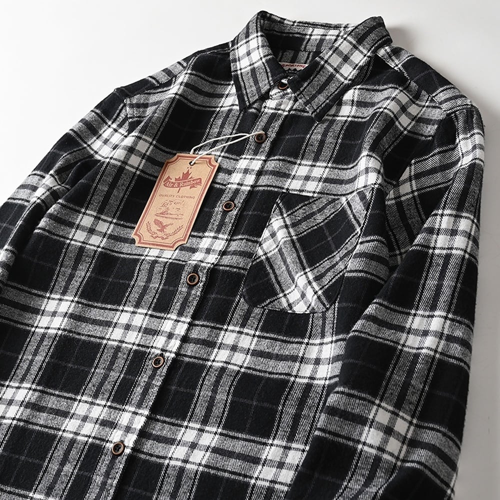 Flannel check shirt HL2317