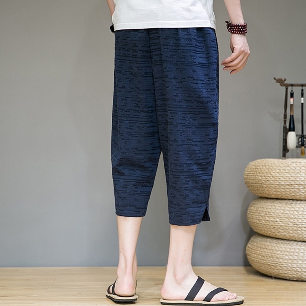 クロップド丈リラックスパンツ HL1751