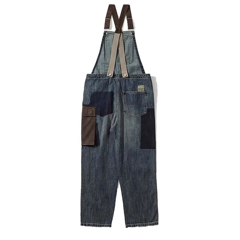 <サイズ詳細不明>Retro denim overalls HL2243