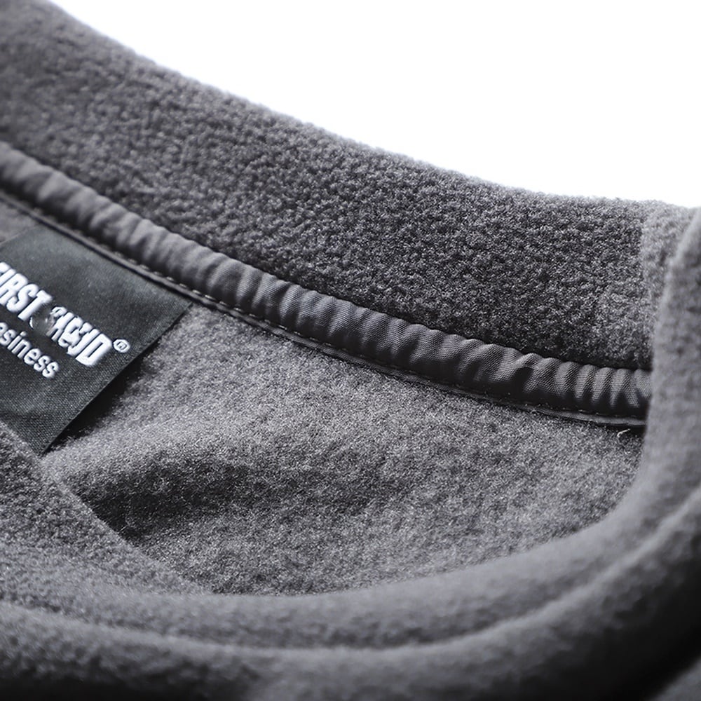 Crew neck fleece tops HL2314