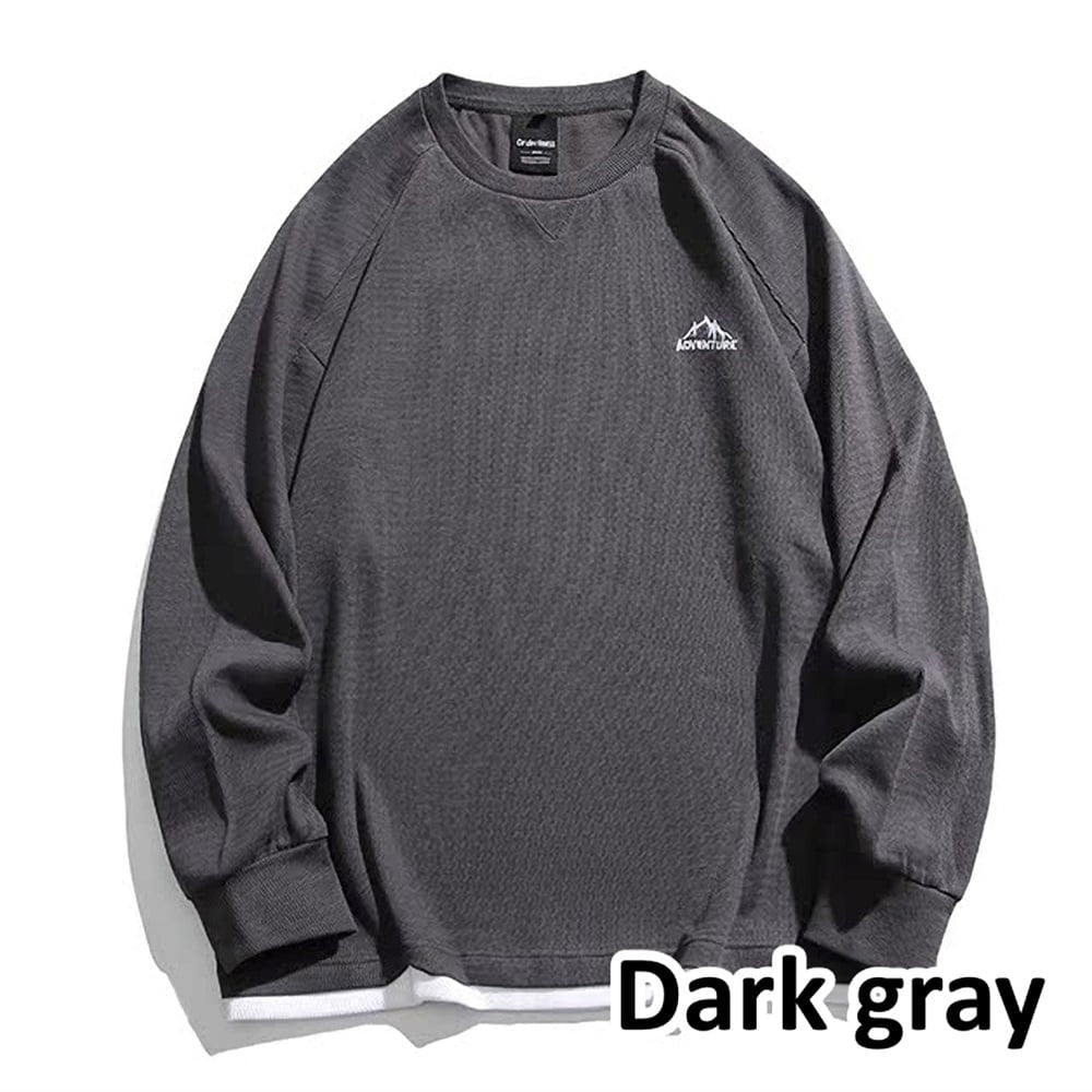 Layered style long sleeve T-shirt H2426