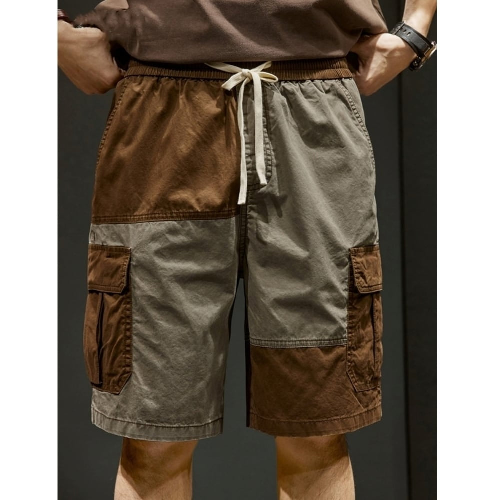 Contrast color work shorts HL2561