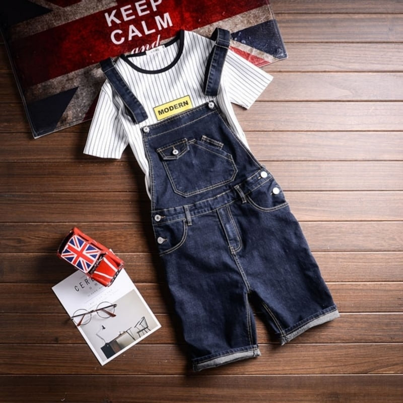 Denim Half Overalls HL2045