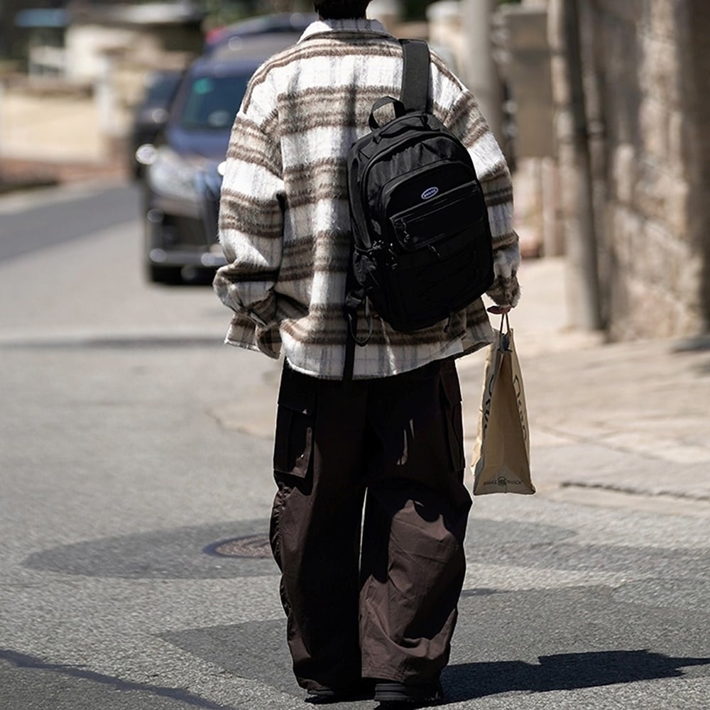 Plaid shirt jacket HL2302