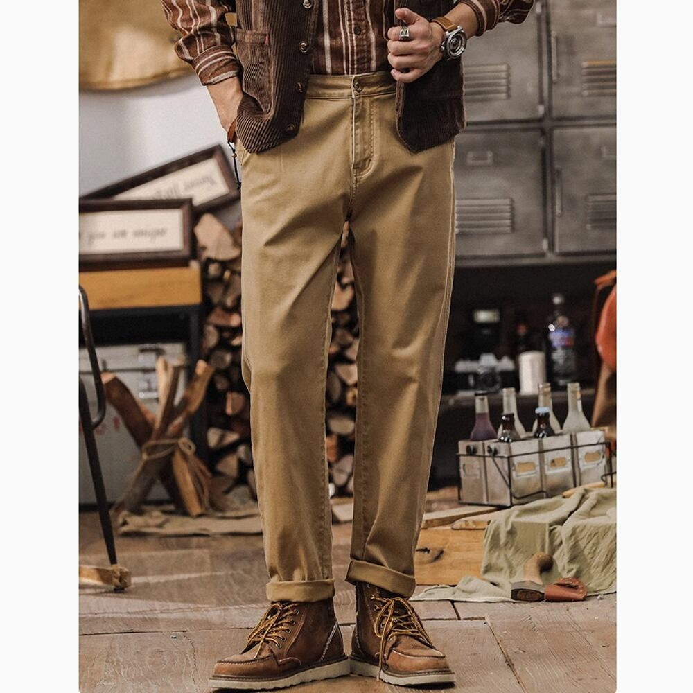 Basic straight pants HL2378