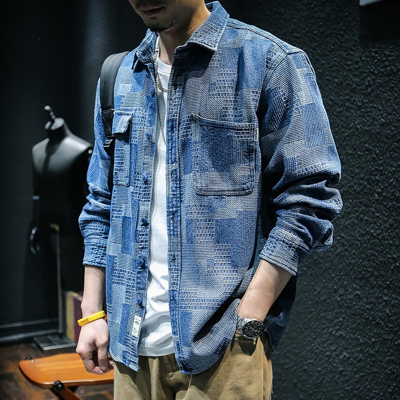 Casual denim shirt HL1778