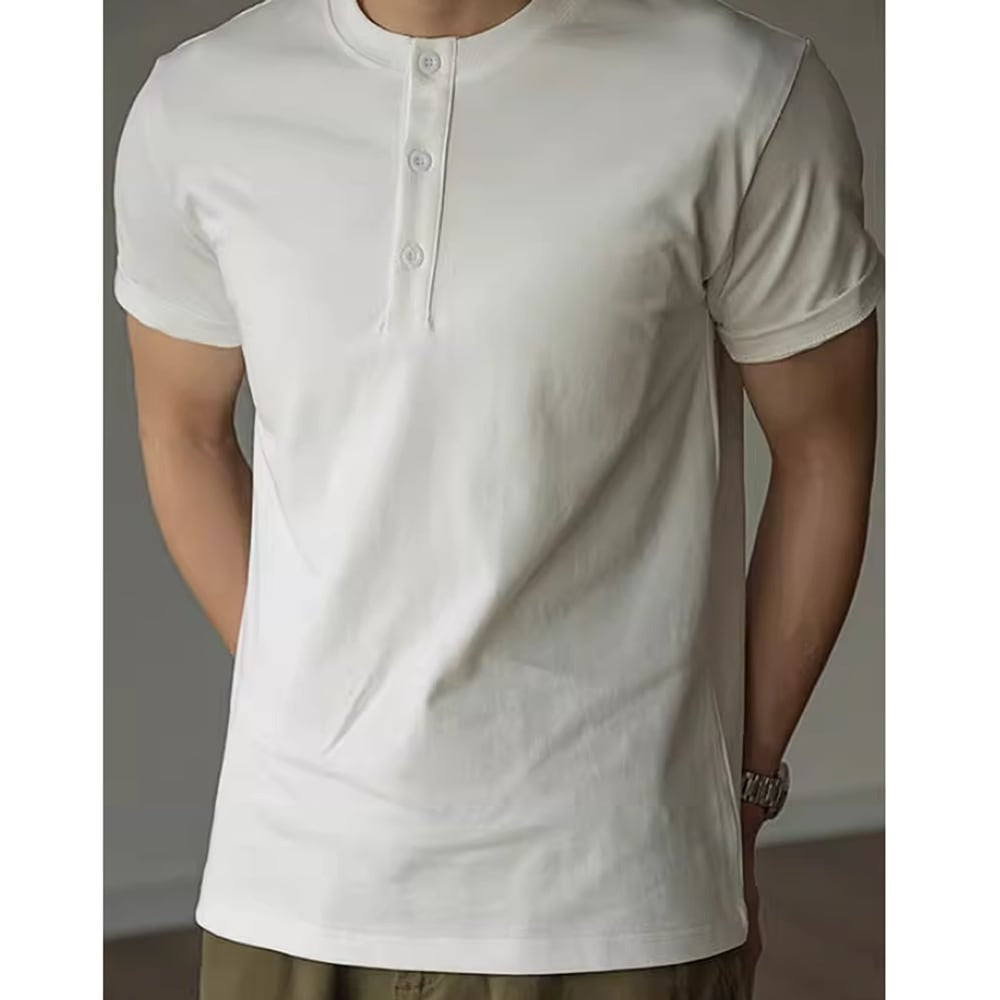 Henley neck T-shirt HL2452