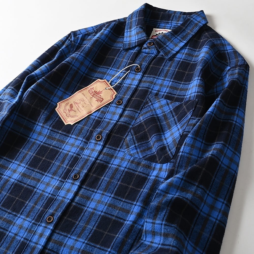 Flannel check shirt HL2317