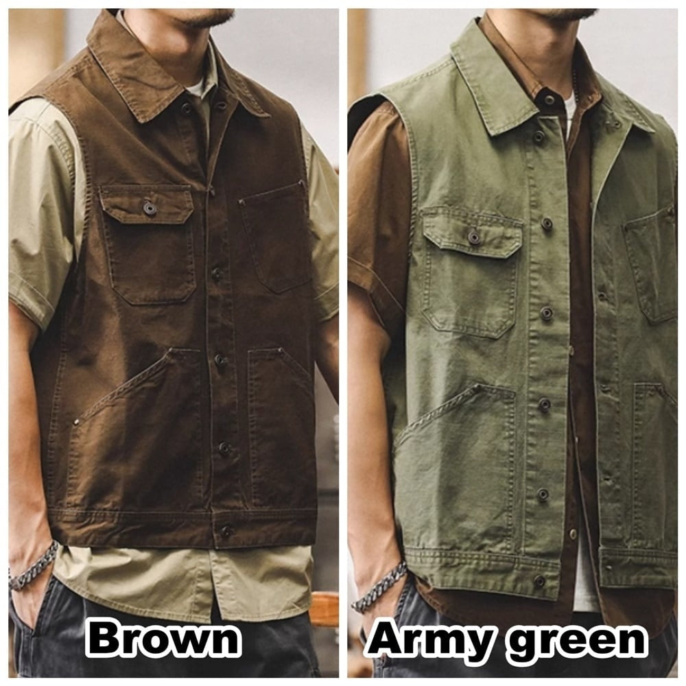 Retro work vest HL2396