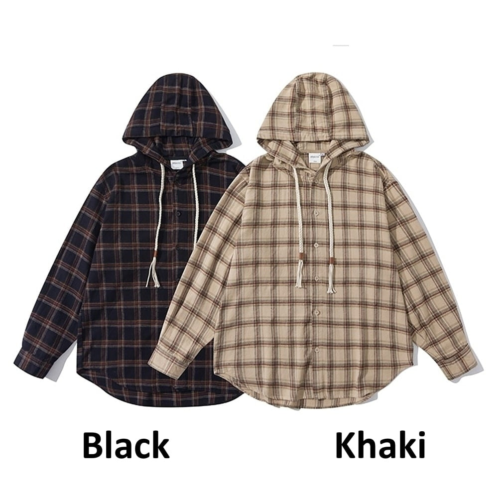 Hooded check shirt HL2420