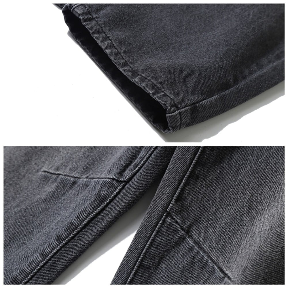 Casual straight denim jeans HL2391