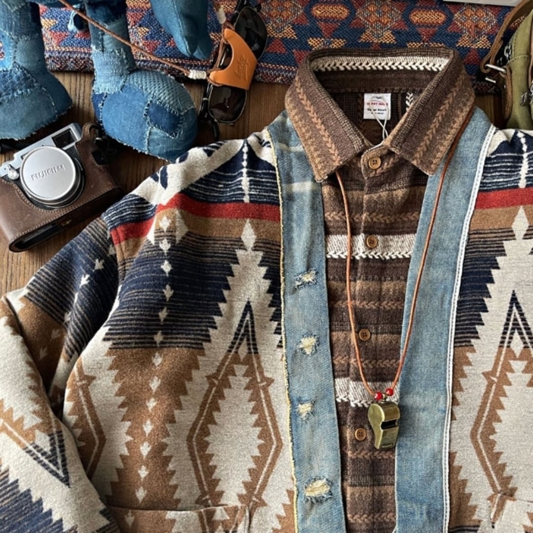 Ethnic style robe jacket HL2001