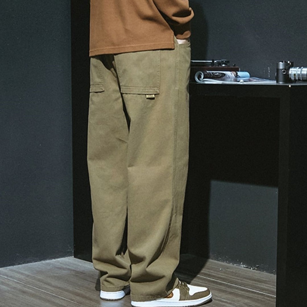ルーズストレートパンツ HL1948