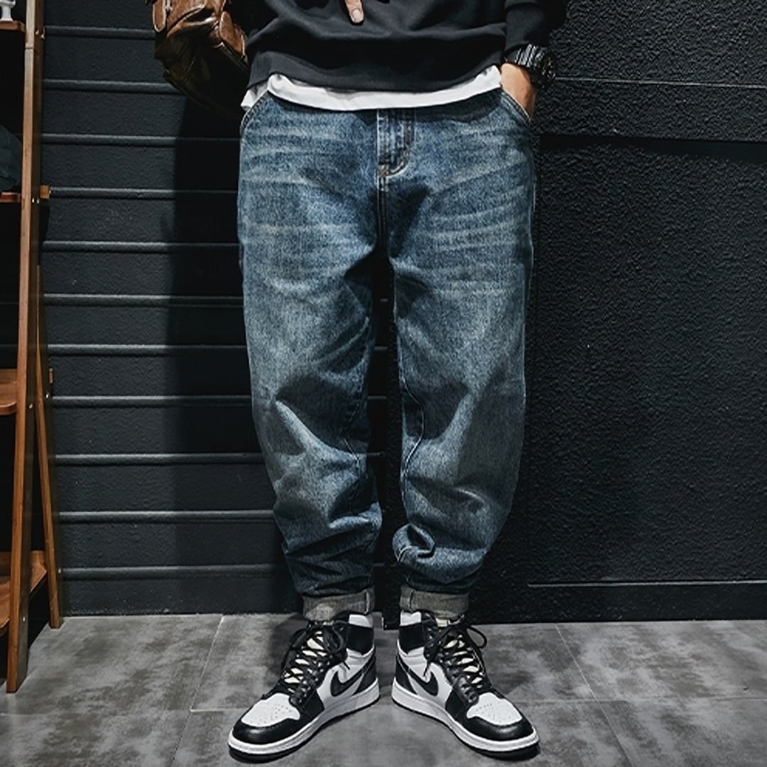 Casual Straight Denim Jeans HL1945
