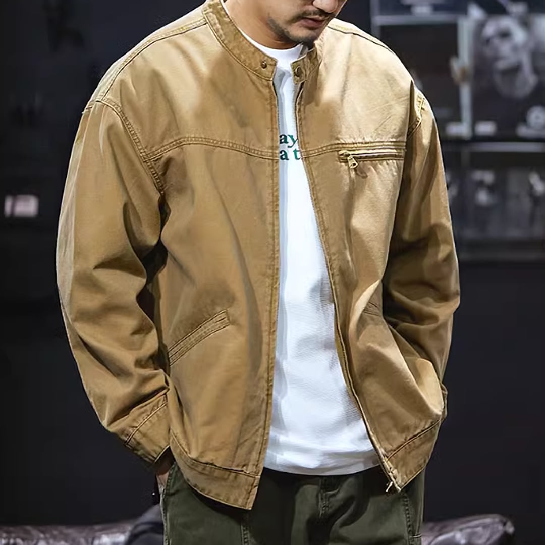 Stand collar casual jacket HL1989