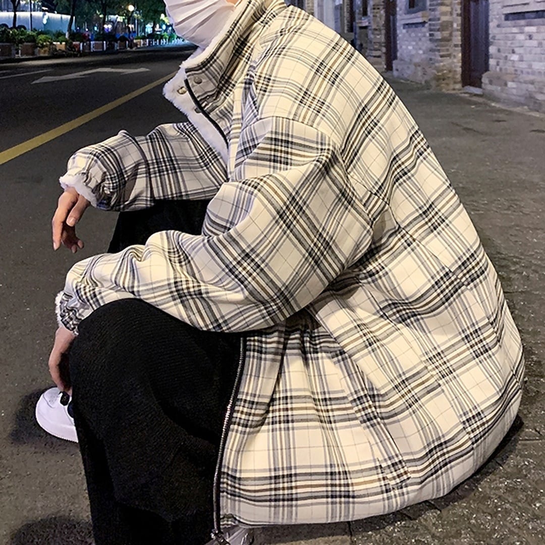 Stand Collar Reversible Jacket HL1917