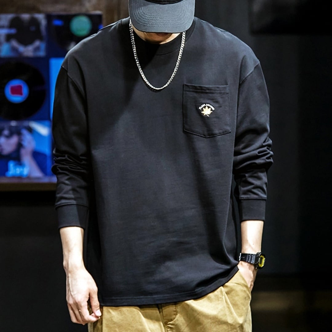 Long-Sleeve Cotton T-Shirt HL1943