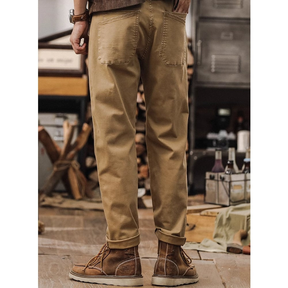 Basic straight pants HL2378