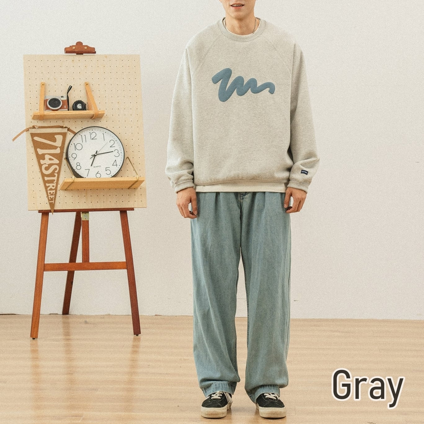 Round Neck Sweatshirt HL1560