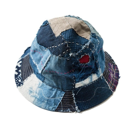 Multicolor patchwork hat HL1747