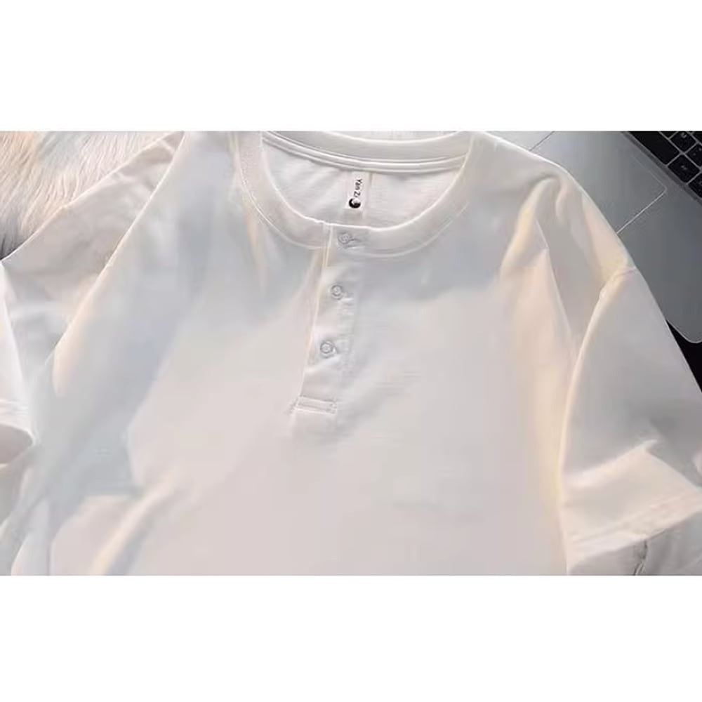 Henley neck T-shirt HL2452