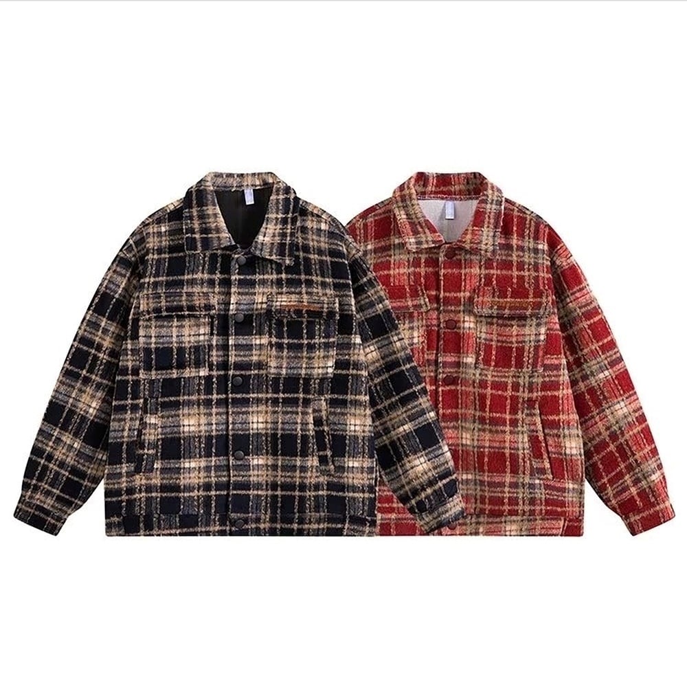 Retro check jacket HL2303