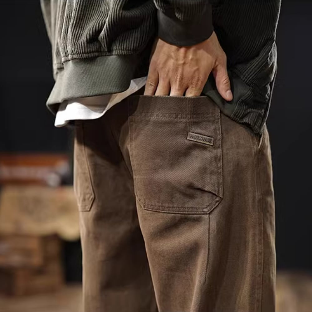 Drawstring straight pants HL2438