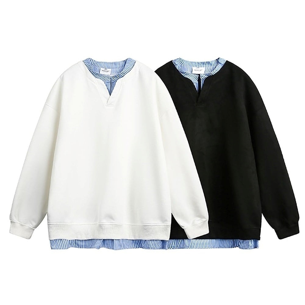 Faux layered sweatshirt HL2417