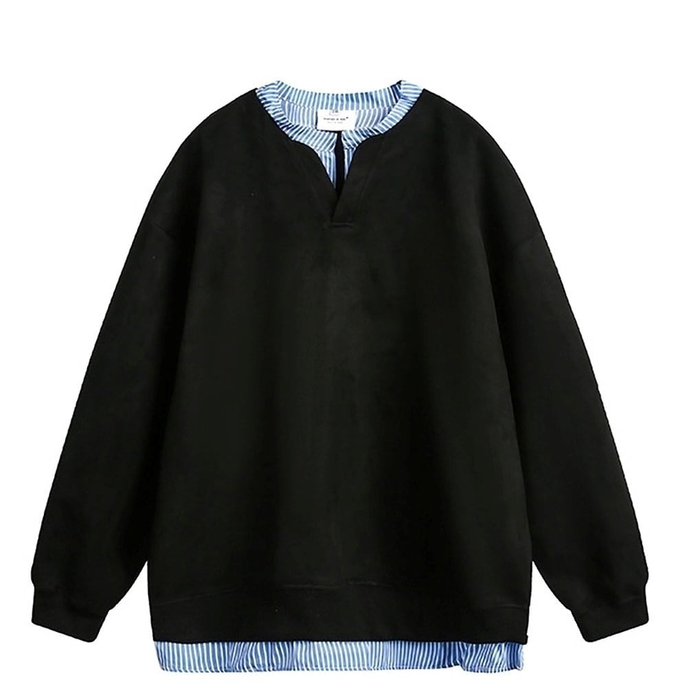 Faux layered sweatshirt HL2417