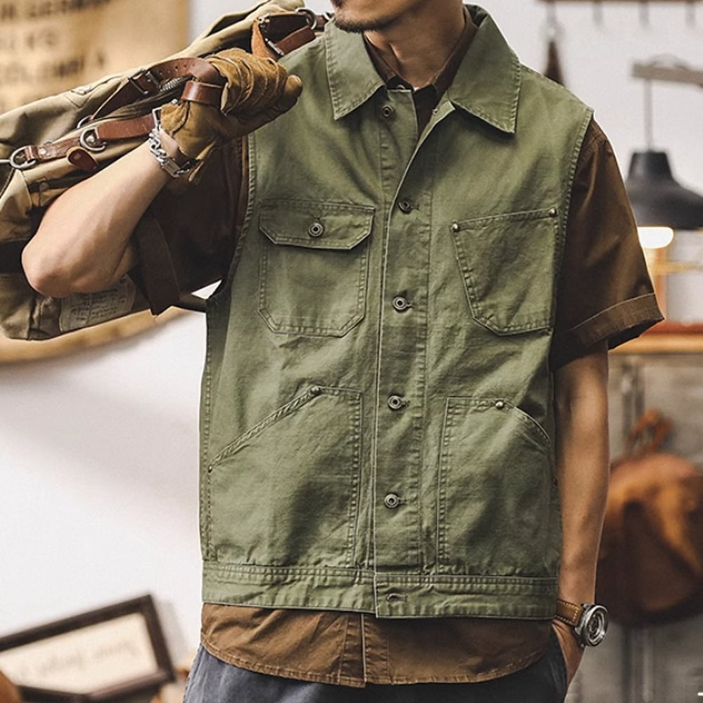 Retro work vest HL2396