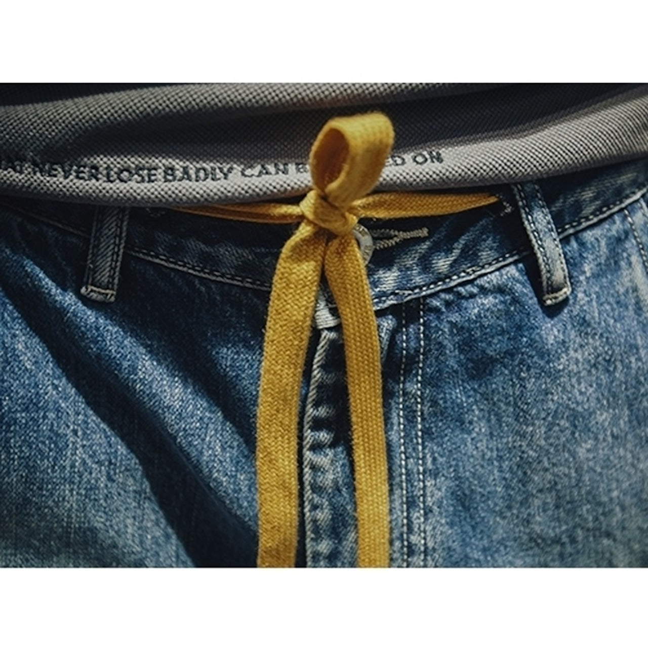 Washed denim jeans HL1538