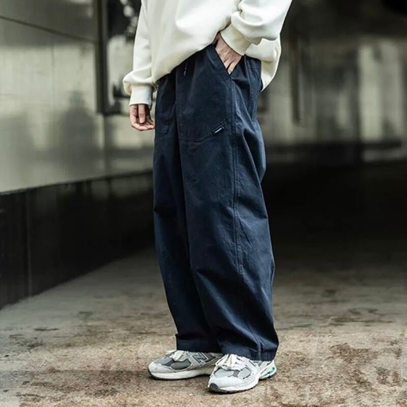 Loose casual straight pants HL2193