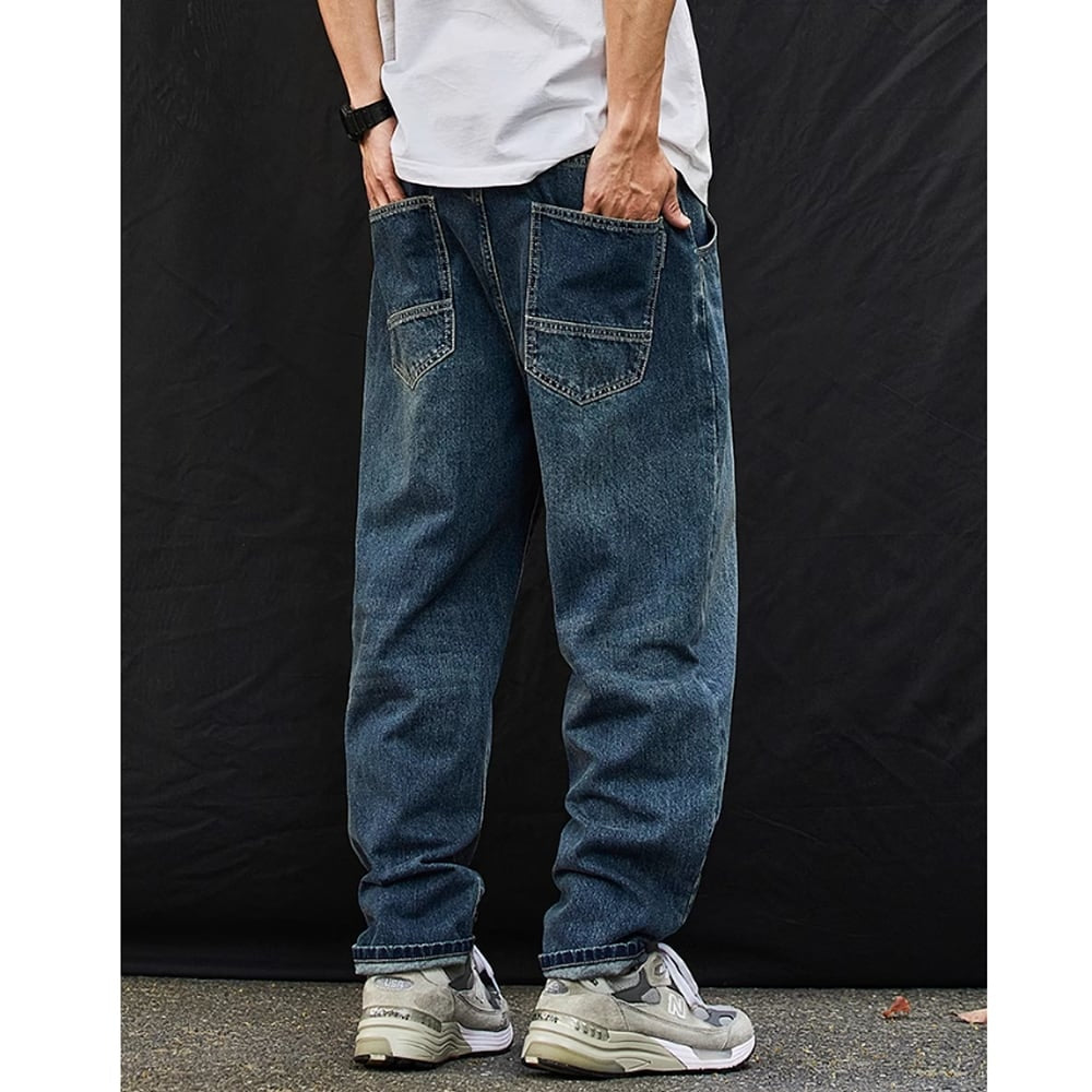 Casual straight denim jeans HL2391