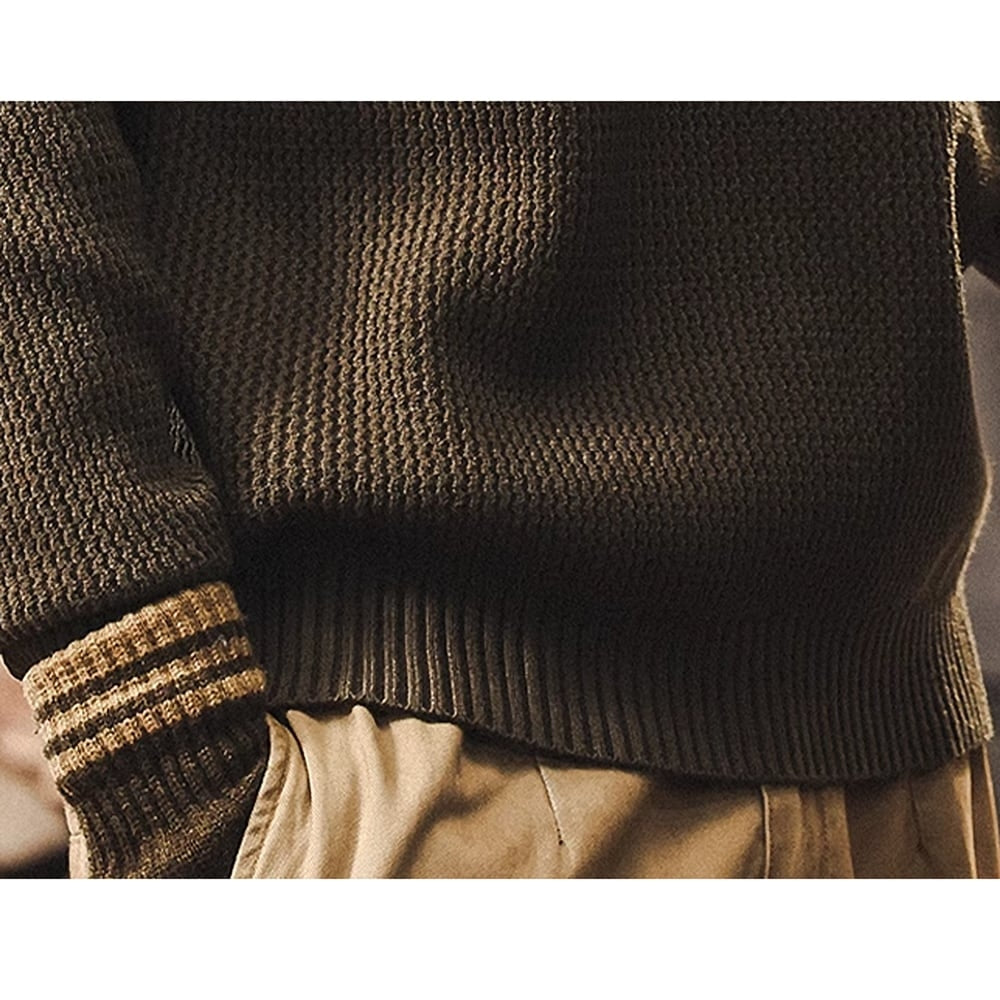 Native pattern sweater HL2401