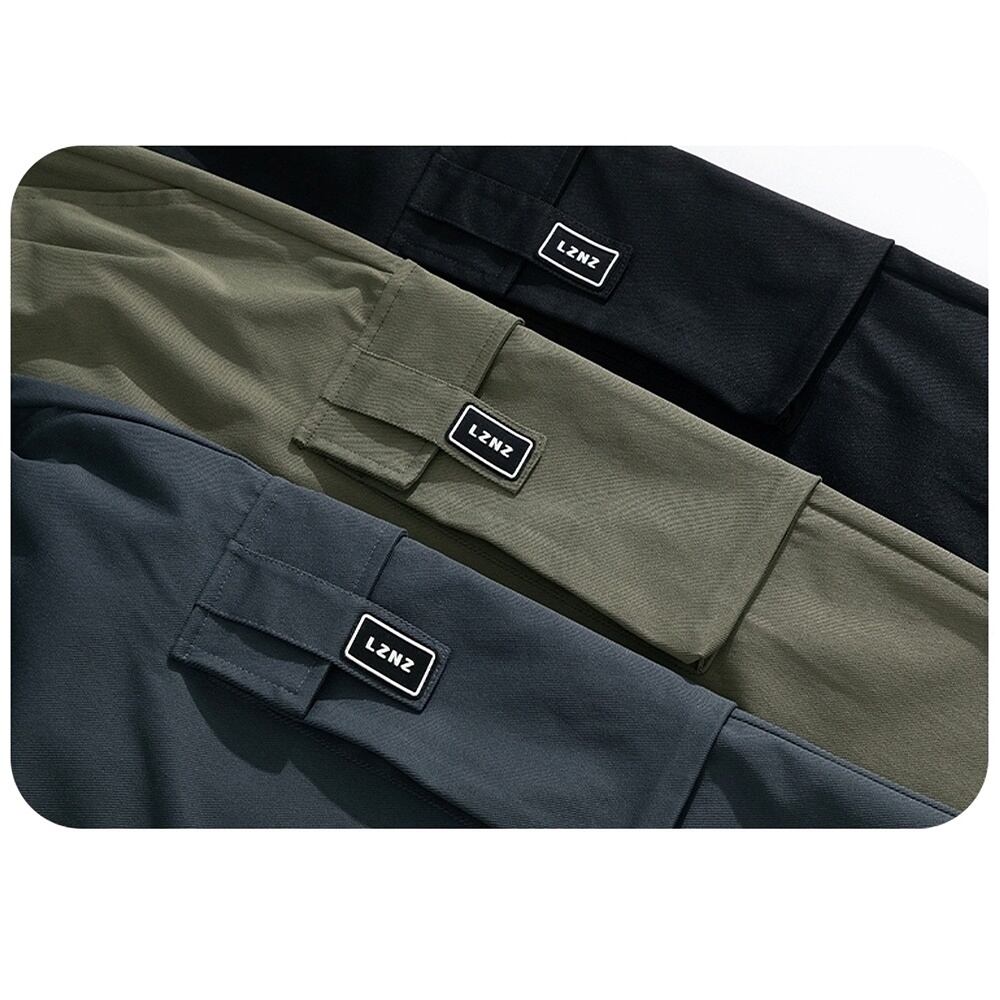 Multi-pocket wide pants HL2297