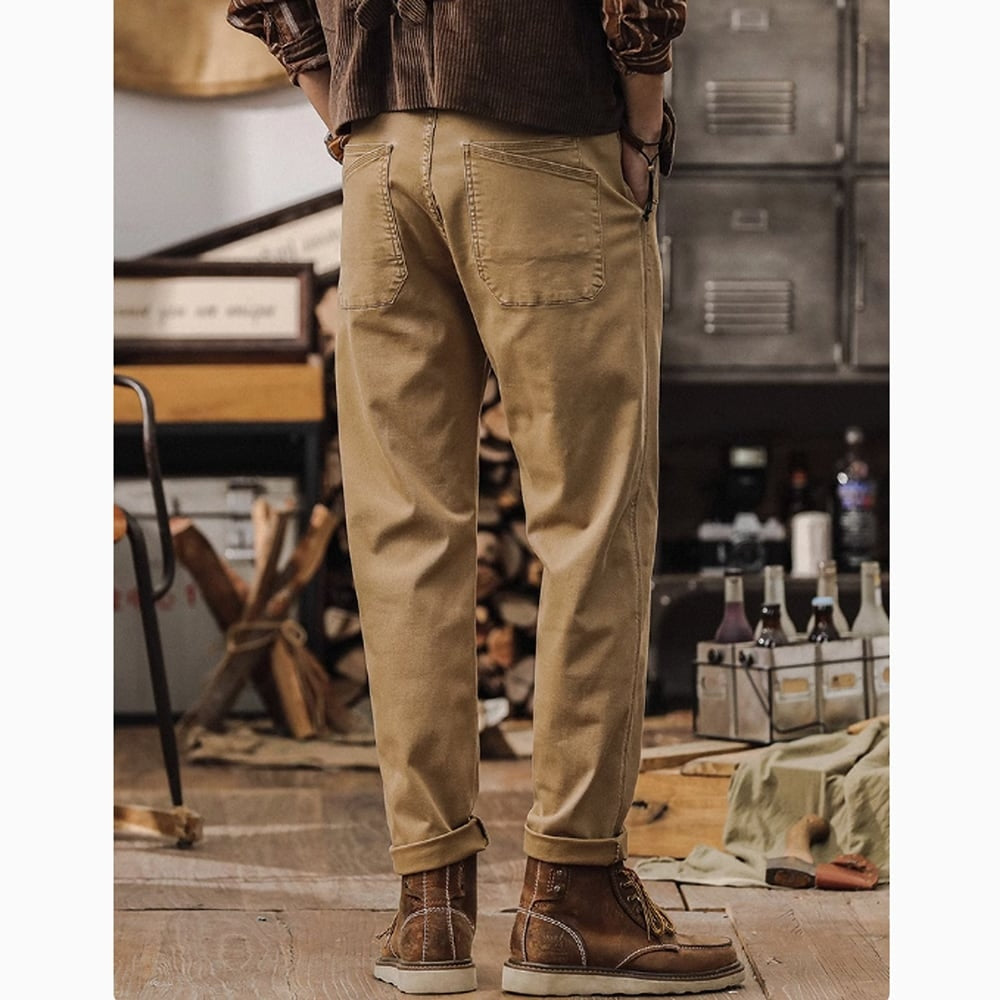 Basic straight pants HL2378
