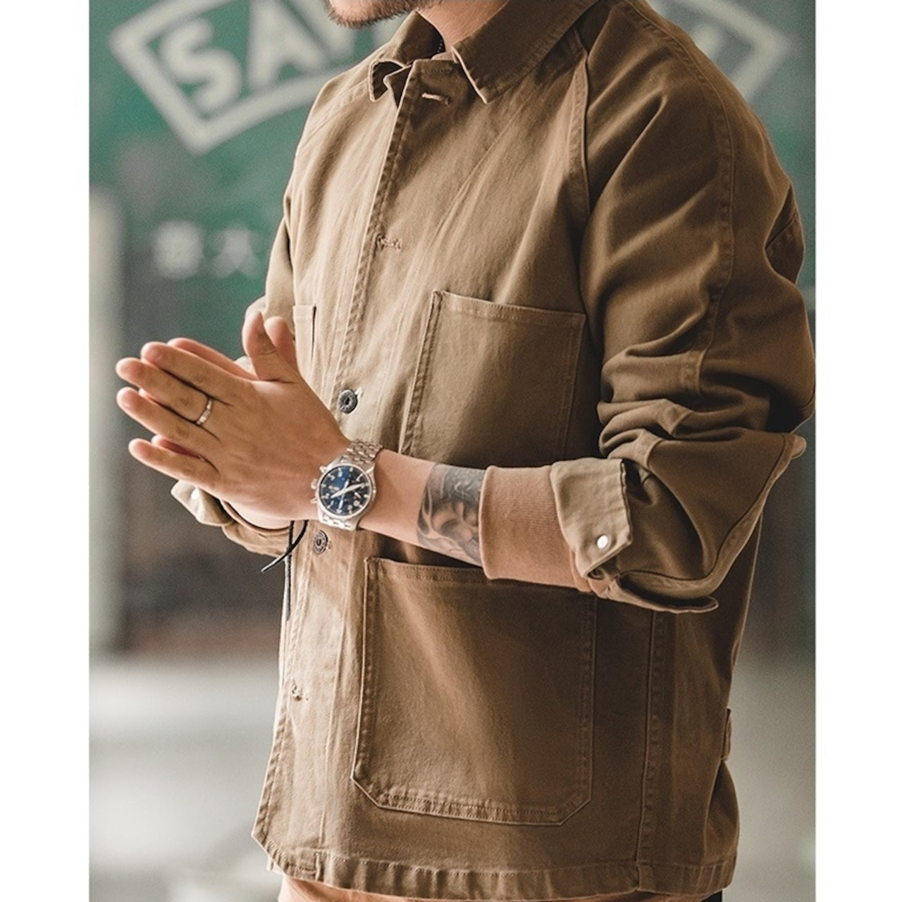 Casual Shirt Jacket HL1544