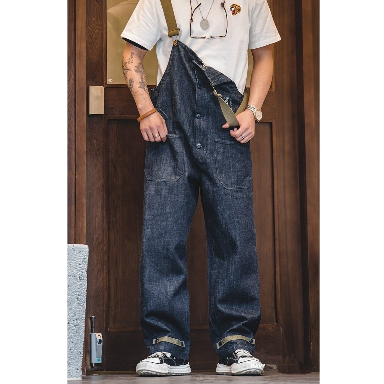 Casual Denim Salopettes HL1627