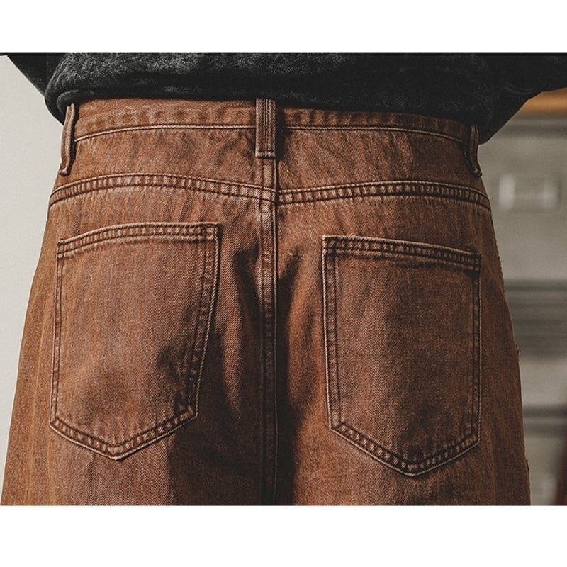Casual colored denim jeans HL1881