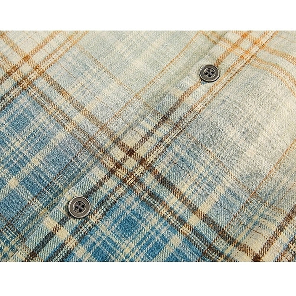 Gradient check shirt HL2415