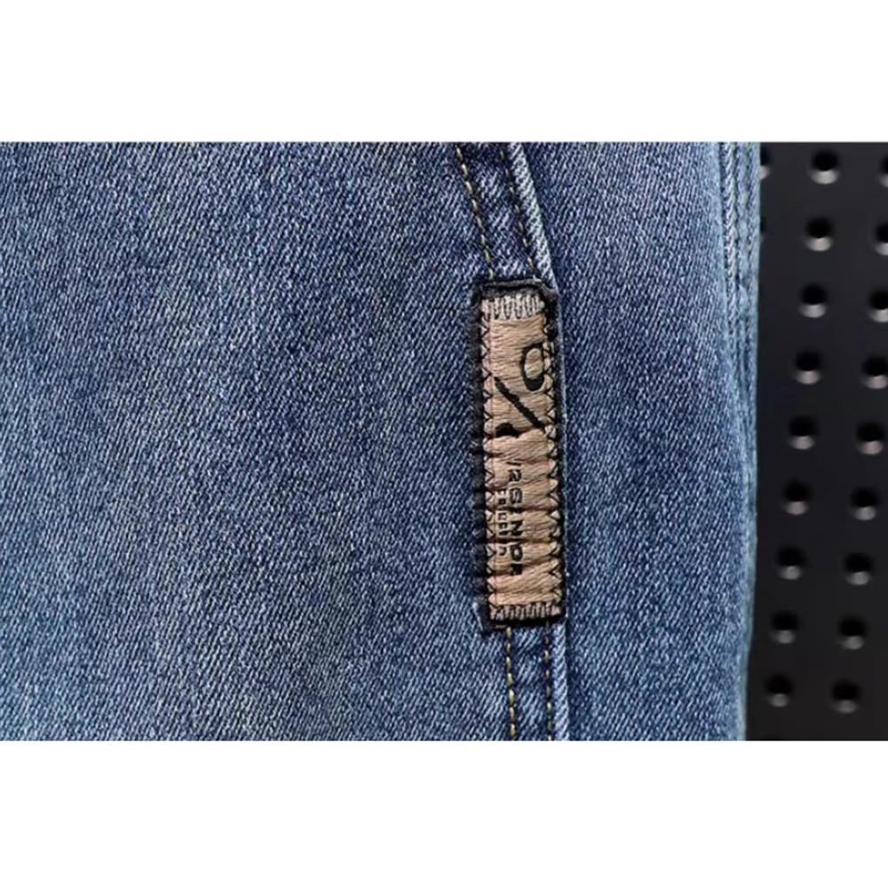 Brushed lining jogger denim pants HL2305