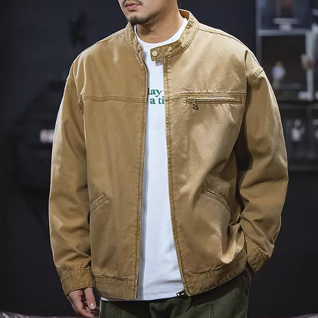 Stand collar casual jacket HL1989
