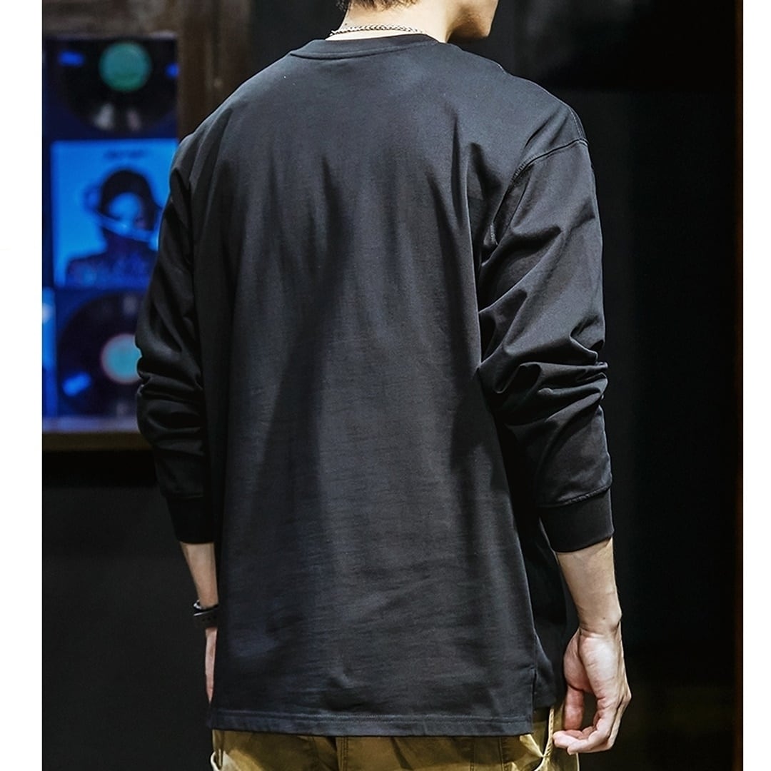 Long-Sleeve Cotton T-Shirt HL1943