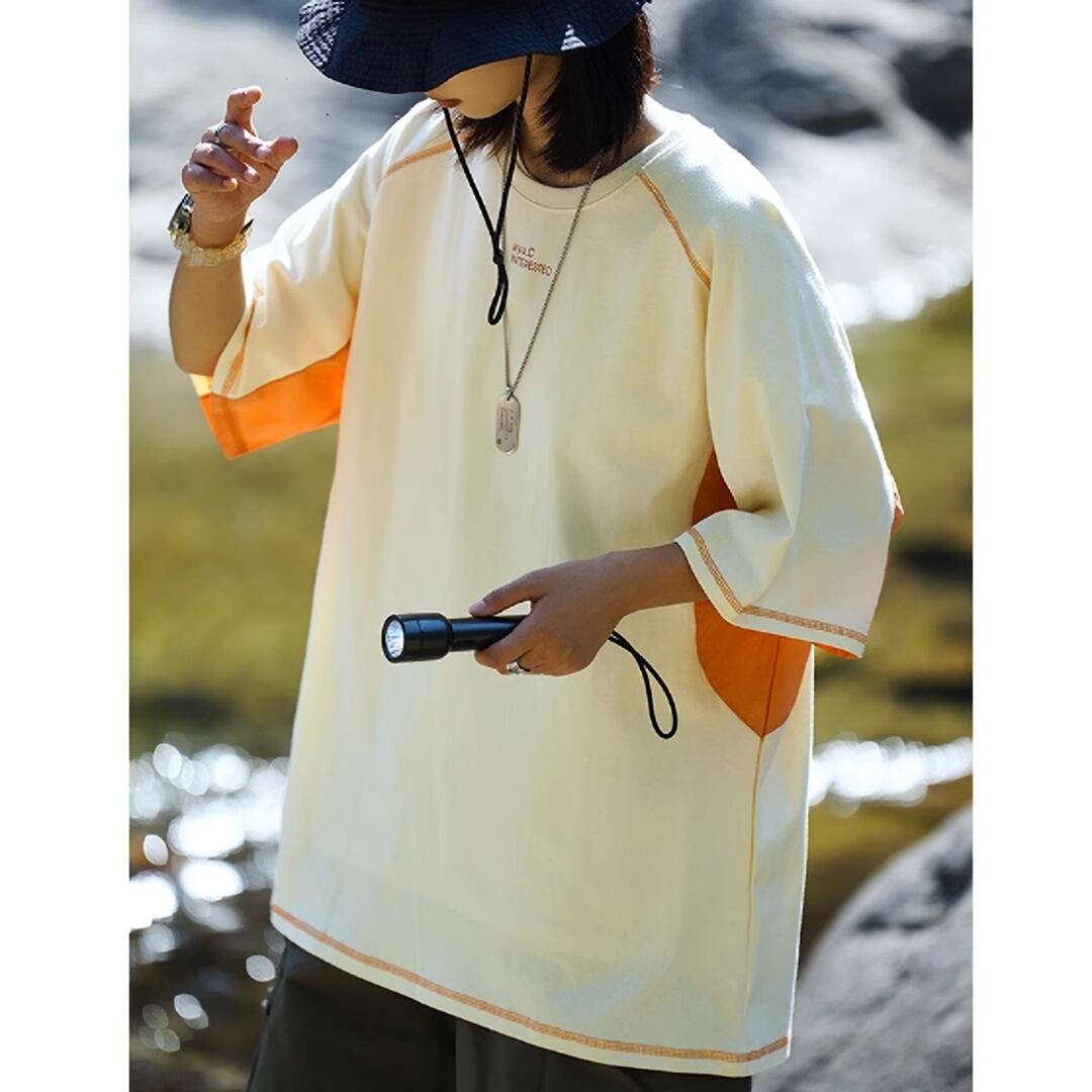 コントラストカラーTシャツ HL2020