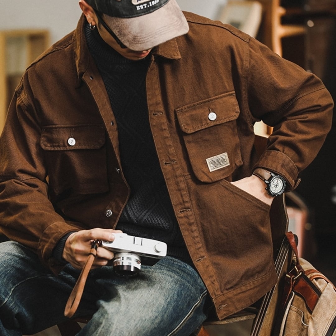 Retro denim jacket HL1955